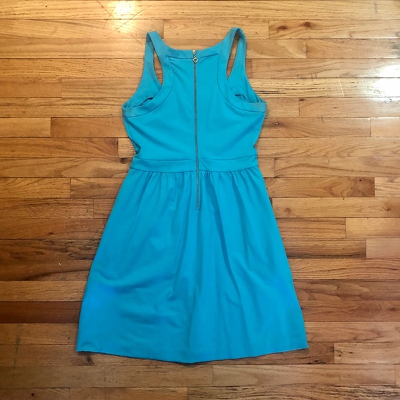 Cynthia Rowley Turquoise Dress with Pockets - Picture 3 of 7